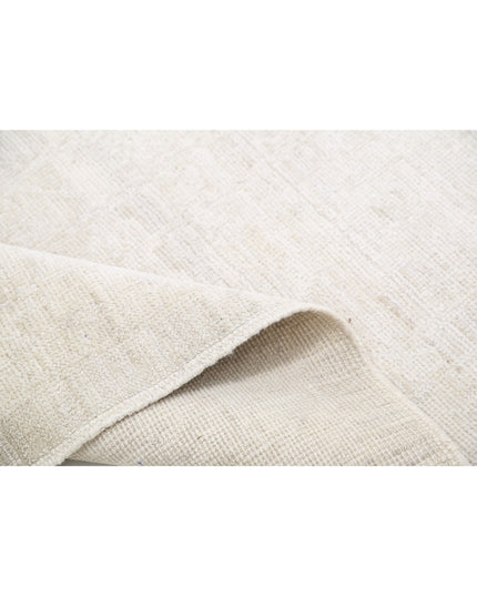 Oushak 9' 2" X 11' 10" Hand Knotted Wool Rug 9' 2" X 11' 10" (280 X 361) / Ivory / Wool