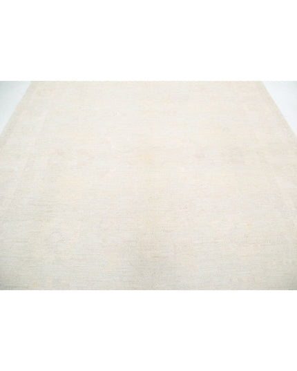 Oushak 8' 8" X 11' 3" Hand Knotted Wool Rug 8' 8" X 11' 3" (264 X 343) / Ivory / Wool