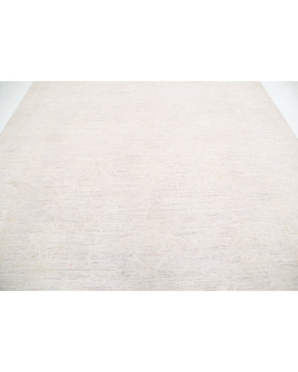 Oushak 9' 1" X 11' 6" Hand Knotted Wool Rug 9' 1" X 11' 6" (277 X 351) / Ivory / Wool