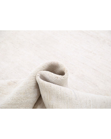 Oushak 9' 1" X 11' 6" Hand Knotted Wool Rug 9' 1" X 11' 6" (277 X 351) / Ivory / Wool