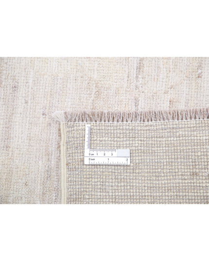 Oushak 9' 1" X 11' 6" Hand Knotted Wool Rug 9' 1" X 11' 6" (277 X 351) / Ivory / Wool