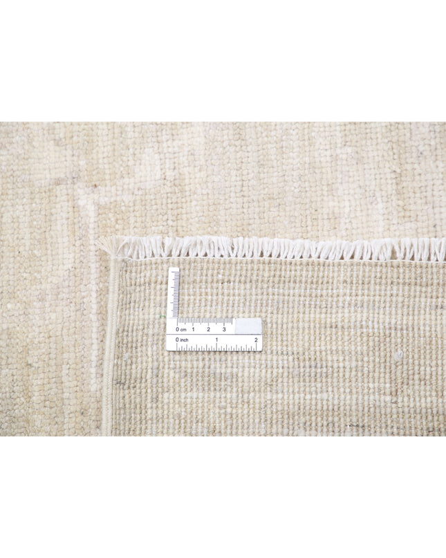 Oushak 8' 0" X 9' 6" Hand Knotted Wool Rug 8' 0" X 9' 6" (244 X 290) / Ivory / Wool