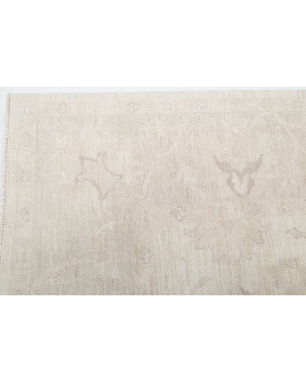 Oushak 8' 8" X 11' 8" Hand Knotted Wool Rug 8' 8" X 11' 8" (264 X 356) / Ivory / Wool