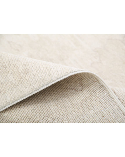 Oushak 8' 8" X 11' 8" Hand Knotted Wool Rug 8' 8" X 11' 8" (264 X 356) / Ivory / Wool