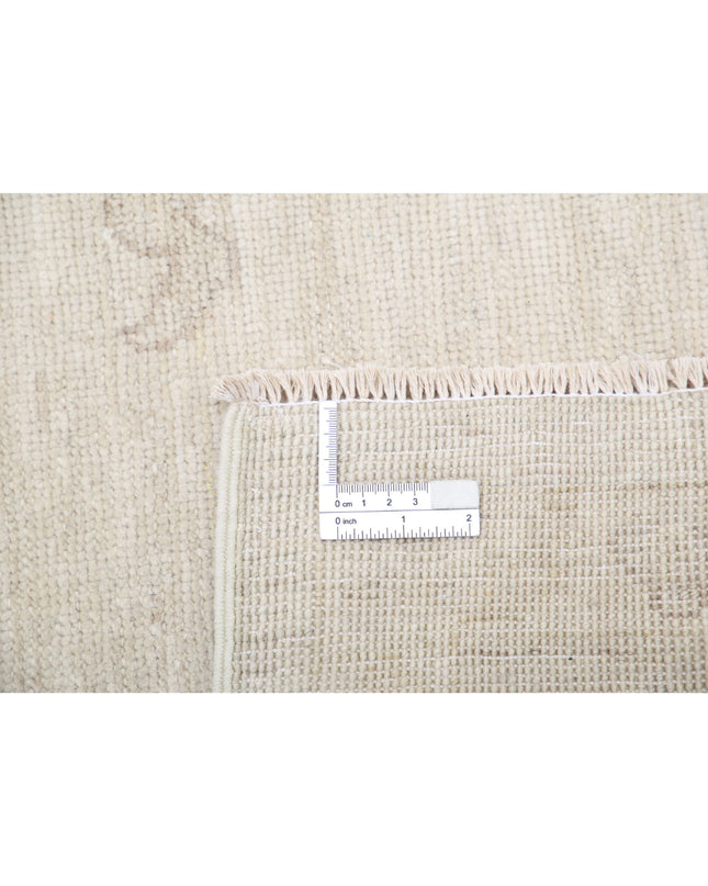 Oushak 8' 8" X 11' 8" Hand Knotted Wool Rug 8' 8" X 11' 8" (264 X 356) / Ivory / Wool