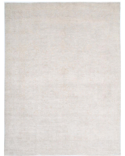 Oushak 11' 4" X 15' 3" Hand Knotted Wool Rug 11' 4" X 15' 3" (345 X 465) / Blue / Wool