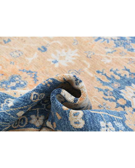 Oushak 9' 1" X 11' 8" Hand Knotted Wool Rug 9' 1" X 11' 8" (277 X 356) / Rust / Wool