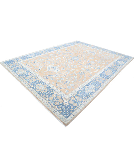 Oushak 9' 2" X 12' 3" Hand Knotted Wool Rug 9' 2" X 12' 3" (280 X 373) / Taupe / Wool