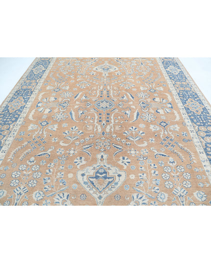 Oushak 9' 2" X 12' 3" Hand Knotted Wool Rug 9' 2" X 12' 3" (280 X 373) / Taupe / Wool