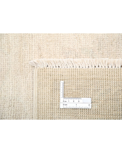 Oushak 9' 11" X 13' 1" Hand Knotted Wool Rug 9' 11" X 13' 1" (302 X 399) / Ivory / Wool