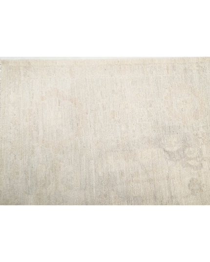 Oushak 9' 11" X 13' 1" Hand Knotted Wool Rug 9' 11" X 13' 1" (302 X 399) / Ivory / Wool