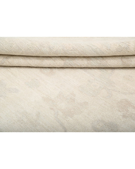 Oushak 9' 11" X 13' 1" Hand Knotted Wool Rug 9' 11" X 13' 1" (302 X 399) / Ivory / Wool