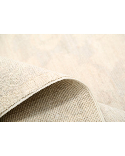 Oushak 9' 11" X 13' 1" Hand Knotted Wool Rug 9' 11" X 13' 1" (302 X 399) / Ivory / Wool