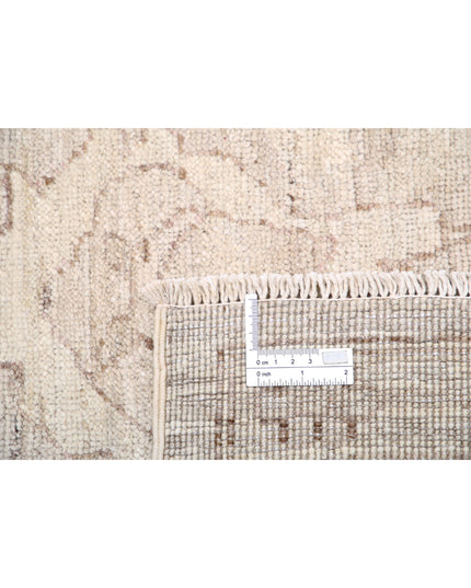 Oushak 8' 0" X 9' 11" Hand Knotted Wool Rug 8' 0" X 9' 11" (244 X 302) / Ivory / Wool