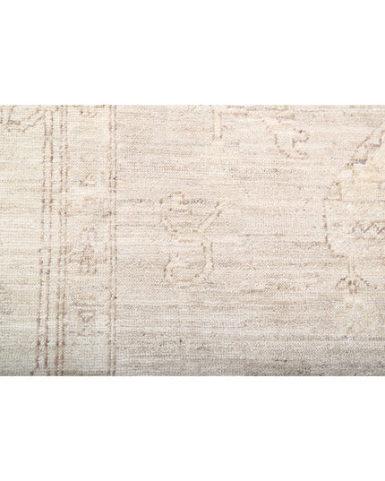 Oushak 8' 0" X 9' 11" Hand Knotted Wool Rug 8' 0" X 9' 11" (244 X 302) / Ivory / Wool