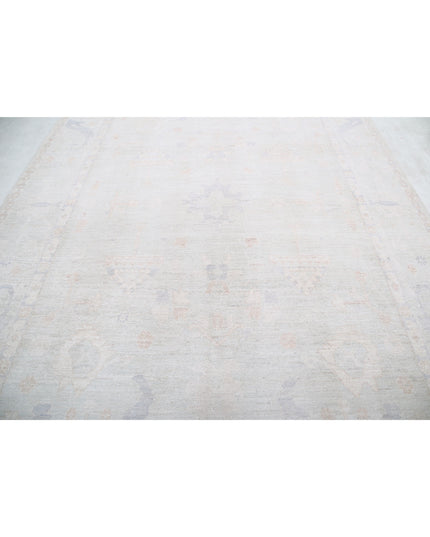 Oushak 7' 11" X 10' 9" Hand Knotted Wool Rug 7' 11" X 10' 9" (241 X 328) / Ivory / Wool