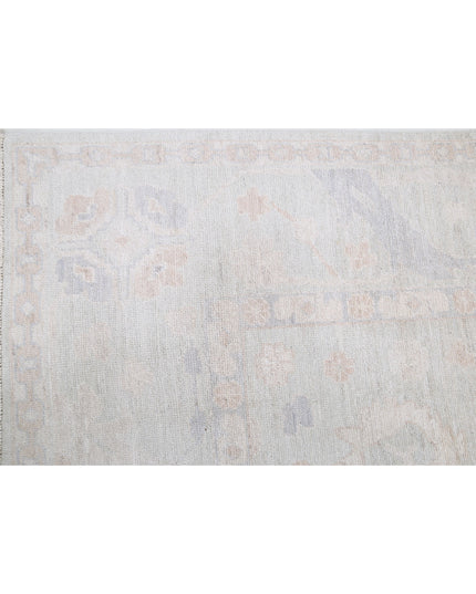 Oushak 7' 11" X 10' 9" Hand Knotted Wool Rug 7' 11" X 10' 9" (241 X 328) / Ivory / Wool