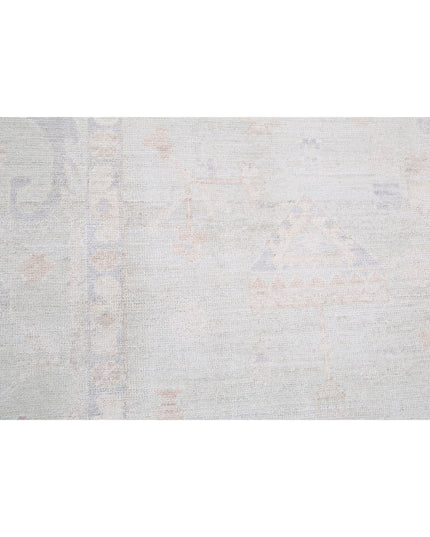Oushak 7' 11" X 10' 9" Hand Knotted Wool Rug 7' 11" X 10' 9" (241 X 328) / Ivory / Wool