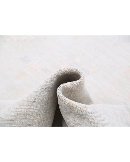 Oushak 7' 11" X 10' 9" Hand Knotted Wool Rug 7' 11" X 10' 9" (241 X 328) / Ivory / Wool