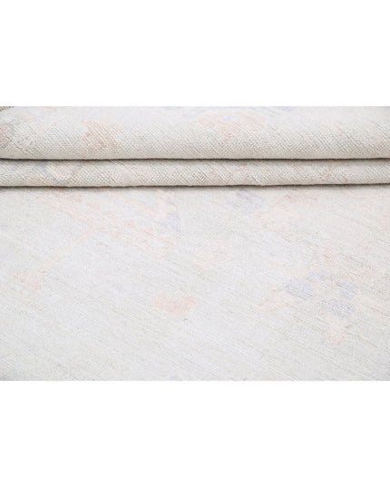 Oushak 7' 11" X 10' 9" Hand Knotted Wool Rug 7' 11" X 10' 9" (241 X 328) / Ivory / Wool