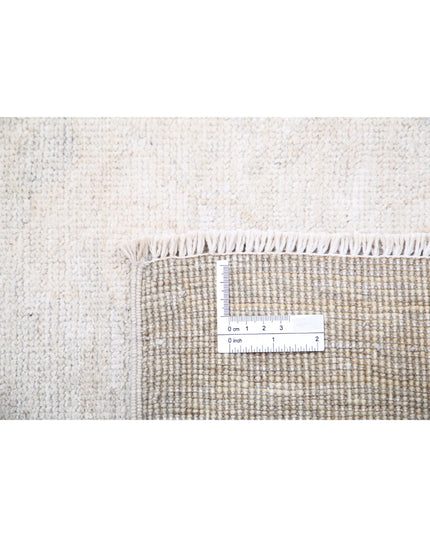 Oushak 7' 10" X 9' 0" Hand Knotted Wool Rug 7' 10" X 9' 0" (239 X 274) / Grey / Wool