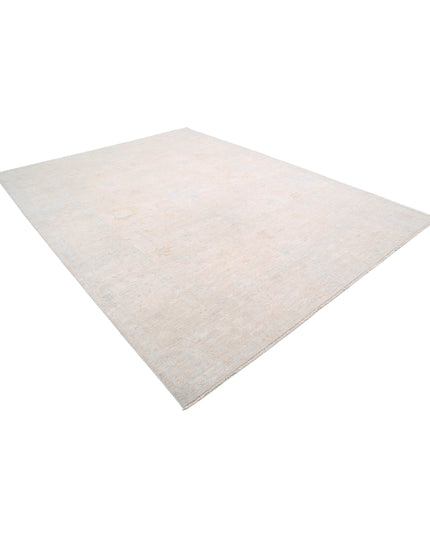 Oushak 8' 8" X 11' 3" Hand Knotted Wool Rug 8' 8" X 11' 3" (264 X 343) / Taupe / Wool