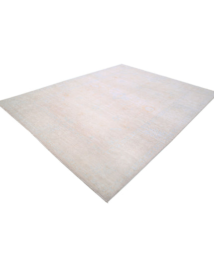 Oushak 8' 8" X 11' 3" Hand Knotted Wool Rug 8' 8" X 11' 3" (264 X 343) / Taupe / Wool