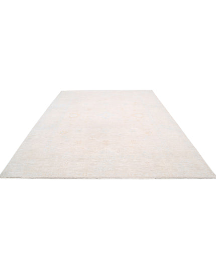 Oushak 8' 8" X 11' 3" Hand Knotted Wool Rug 8' 8" X 11' 3" (264 X 343) / Taupe / Wool