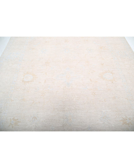 Oushak 8' 8" X 11' 3" Hand Knotted Wool Rug 8' 8" X 11' 3" (264 X 343) / Taupe / Wool