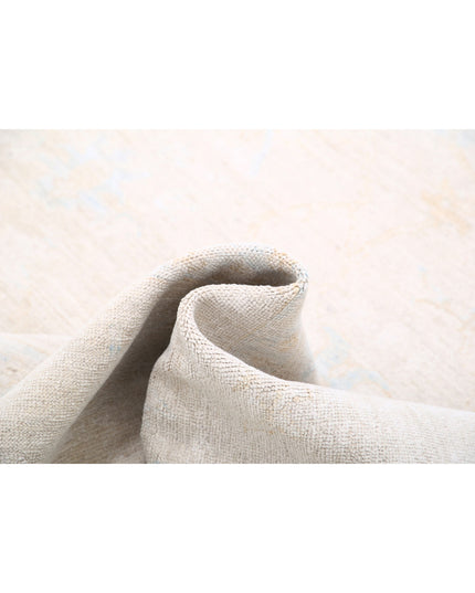 Oushak 8' 8" X 11' 3" Hand Knotted Wool Rug 8' 8" X 11' 3" (264 X 343) / Taupe / Wool