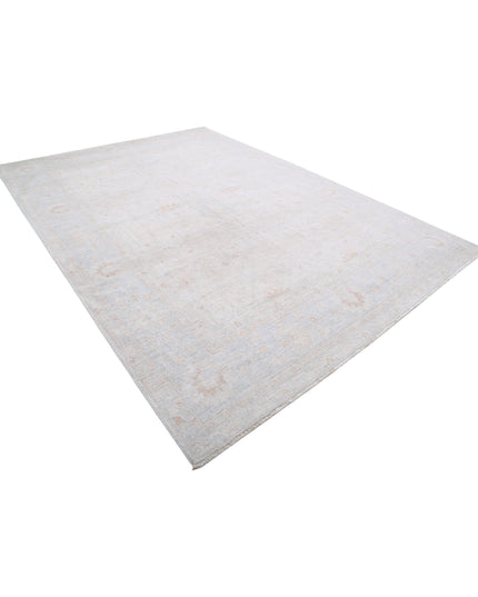 Oushak 8' 5" X 11' 10" Hand Knotted Wool Rug 8' 5" X 11' 10" (257 X 361) / Taupe / Wool