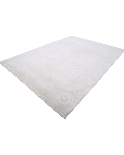 Oushak 8' 5" X 11' 10" Hand Knotted Wool Rug 8' 5" X 11' 10" (257 X 361) / Taupe / Wool