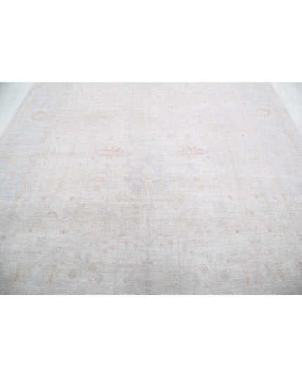 Oushak 8' 5" X 11' 10" Hand Knotted Wool Rug 8' 5" X 11' 10" (257 X 361) / Taupe / Wool