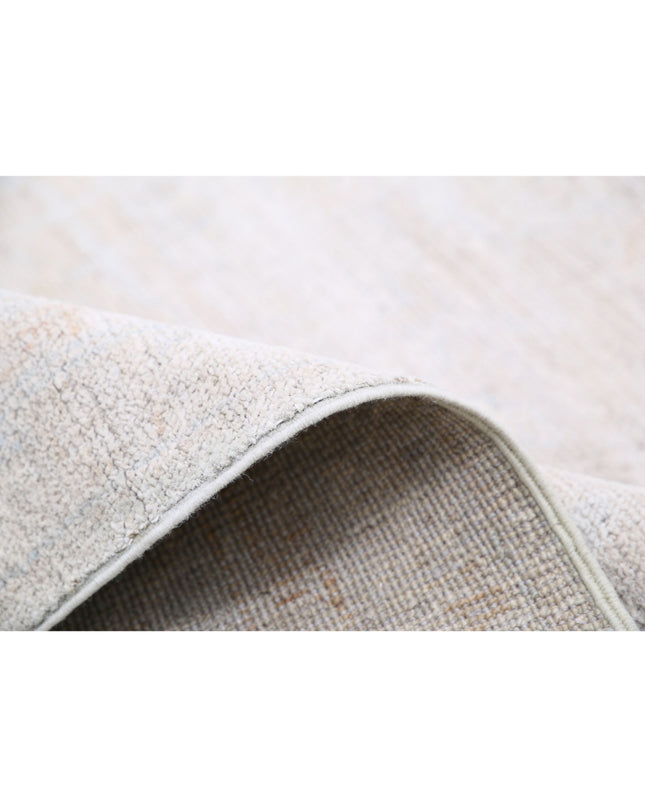 Oushak 8' 5" X 11' 10" Hand Knotted Wool Rug 8' 5" X 11' 10" (257 X 361) / Taupe / Wool