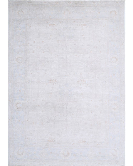 Oushak 8' 5" X 11' 10" Hand Knotted Wool Rug 8' 5" X 11' 10" (257 X 361) / Taupe / Wool