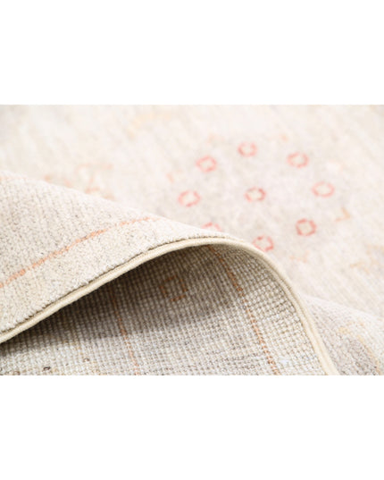 Oushak 8' 10" X 11' 11" Hand Knotted Wool Rug 8' 10" X 11' 11" (269 X 363) / Ivory / Wool
