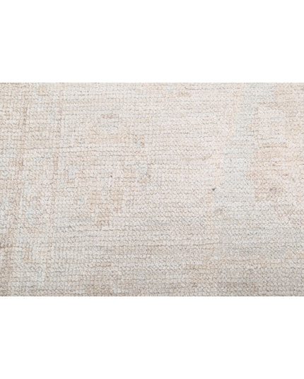 Oushak 9' 2" X 11' 5" Hand Knotted Wool Rug 9' 2" X 11' 5" (280 X 348) / Ivory / Wool