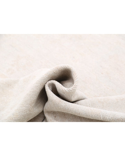 Oushak 9' 2" X 11' 5" Hand Knotted Wool Rug 9' 2" X 11' 5" (280 X 348) / Ivory / Wool