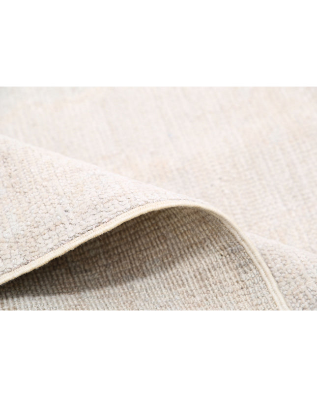 Oushak 9' 2" X 11' 5" Hand Knotted Wool Rug 9' 2" X 11' 5" (280 X 348) / Ivory / Wool