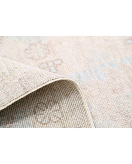 Oushak 8' 8" X 11' 7" Hand Knotted Wool Rug 8' 8" X 11' 7" (264 X 353) / Ivory / Wool