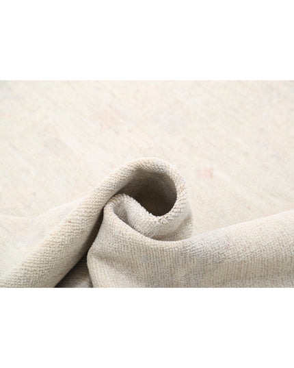 Oushak 9' 1" X 11' 9" Hand Knotted Wool Rug 9' 1" X 11' 9" (277 X 358) / Grey / Wool
