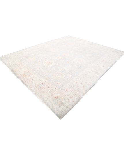 Oushak 9' 0" X 11' 4" Hand Knotted Wool Rug 9' 0" X 11' 4" (274 X 345) / Grey / Wool