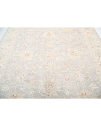 Oushak 9' 0" X 11' 4" Hand Knotted Wool Rug 9' 0" X 11' 4" (274 X 345) / Grey / Wool