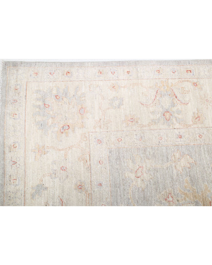 Oushak 9' 0" X 11' 4" Hand Knotted Wool Rug 9' 0" X 11' 4" (274 X 345) / Grey / Wool