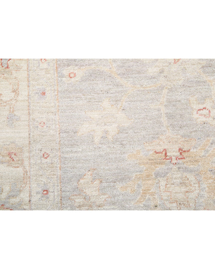 Oushak 9' 0" X 11' 4" Hand Knotted Wool Rug 9' 0" X 11' 4" (274 X 345) / Grey / Wool