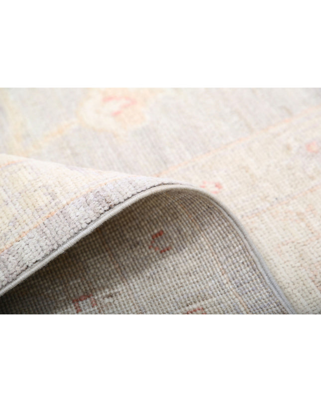 Oushak 9' 0" X 11' 4" Hand Knotted Wool Rug 9' 0" X 11' 4" (274 X 345) / Grey / Wool