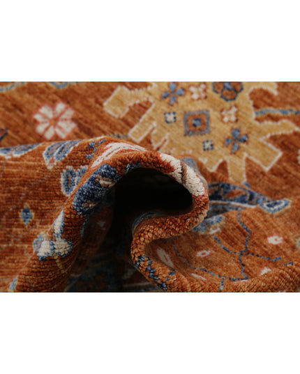 Oushak 10' 6" X 14' 6" Hand Knotted Wool Rug 10' 6" X 14' 6" (320 X 442) / Rust / Wool