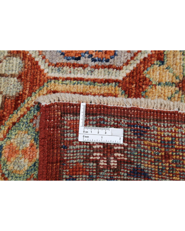 Oushak 10' 2" X 14' 0" Hand Knotted Wool Rug 10' 2" X 14' 0" (310 X 427) / Rust / Wool