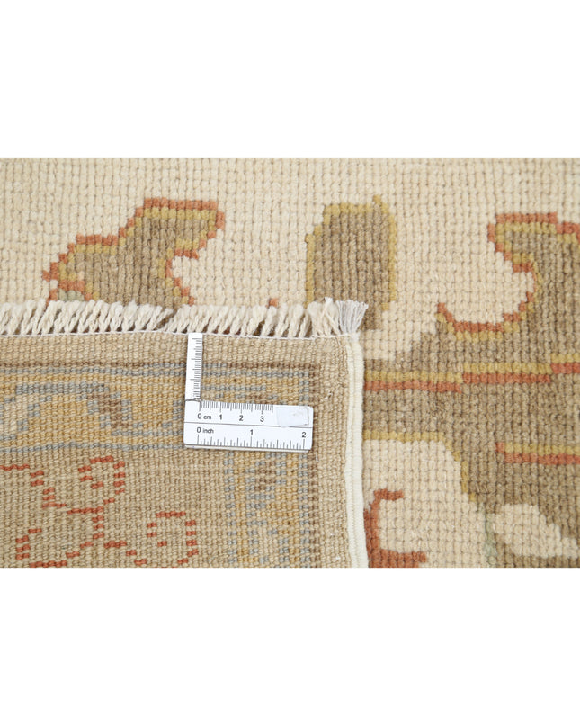 Oushak 10' 10" X 14' 2" Hand Knotted Wool Rug 10' 10" X 14' 2" (330 X 432) / Beige / Wool
