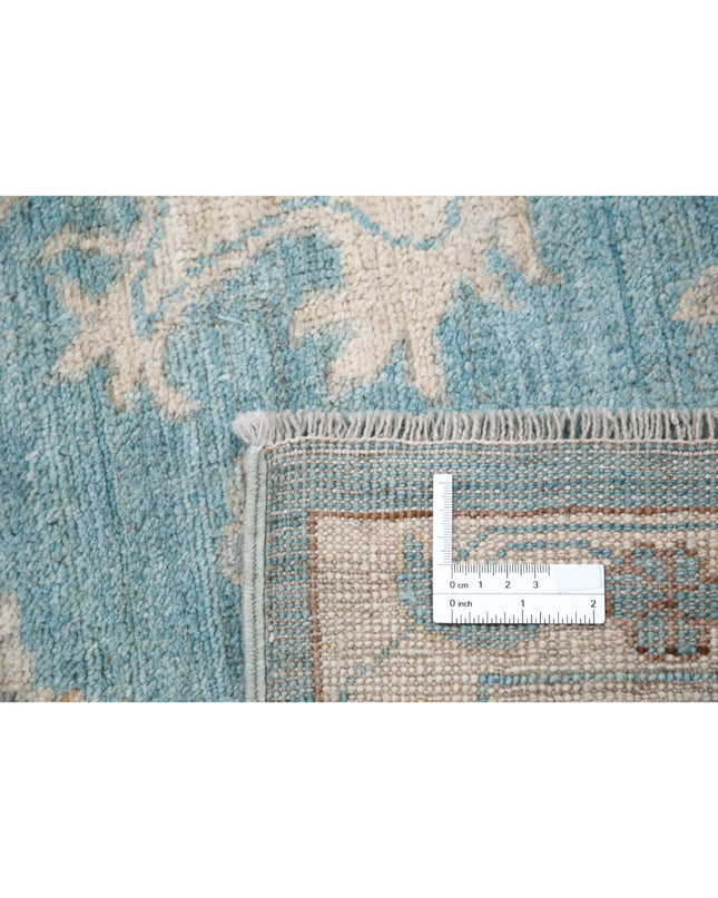 Oushak 7' 11" X 9' 5" Hand Knotted Wool Rug 7' 11" X 9' 5" (241 X 287) / Green / Wool